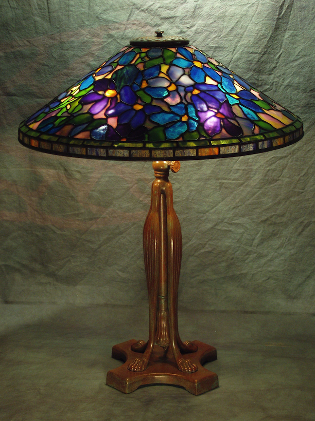 tiffany clematis lamp