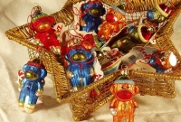Sock Monkey Ornaments