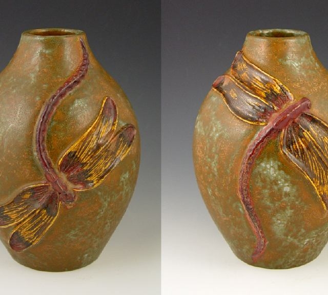 Limited Edition Dragonfly Vase #13