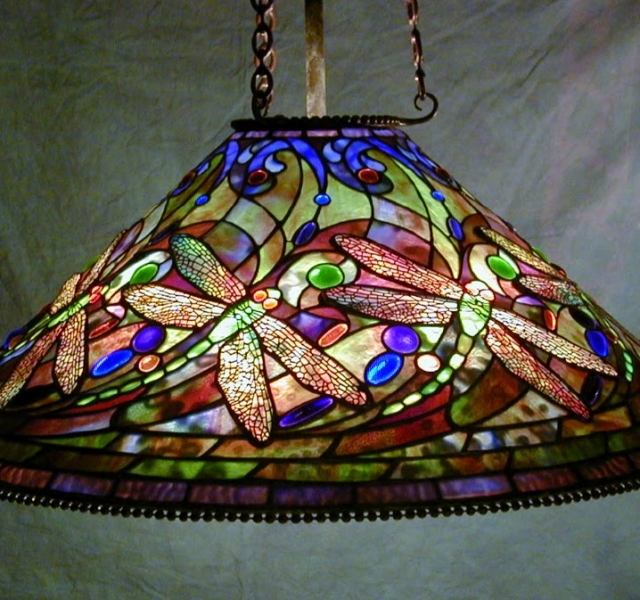 Lamp of the Week: 28″ Swirling Dragonfly