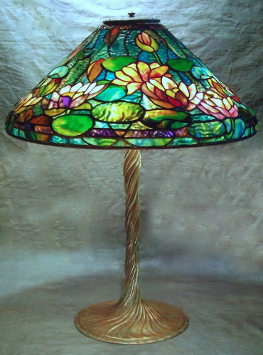20" Waterlily on Twisted Vine Base - Created in 2008