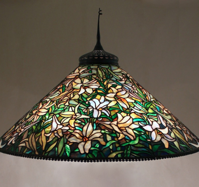 Studio Hours and Lamp of the Week: 28″ Easter Lily