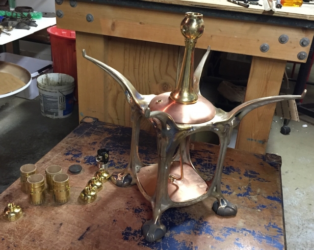 Creating a Bronze Lamp Base, Part 1