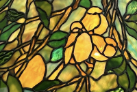 28″ Lemon Tree with Birds Chandelier